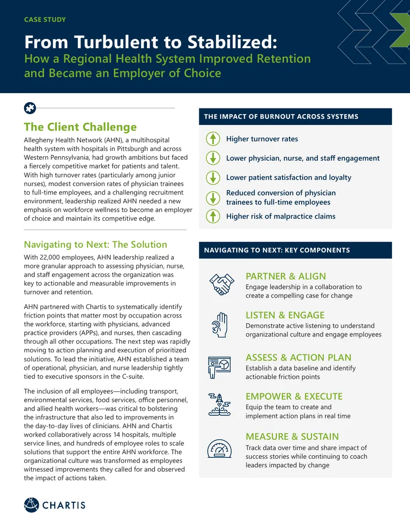Case Study on Health System Employee Retention Improvement