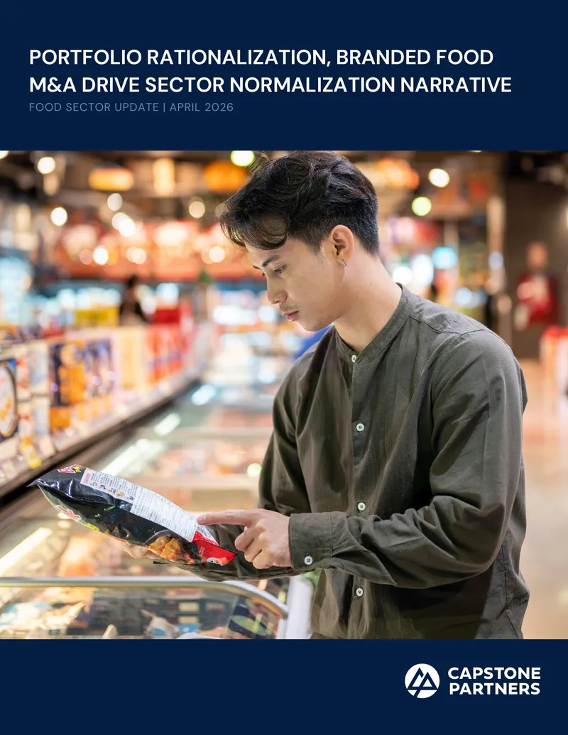 Food Sector Update on M&A Activity and Trends