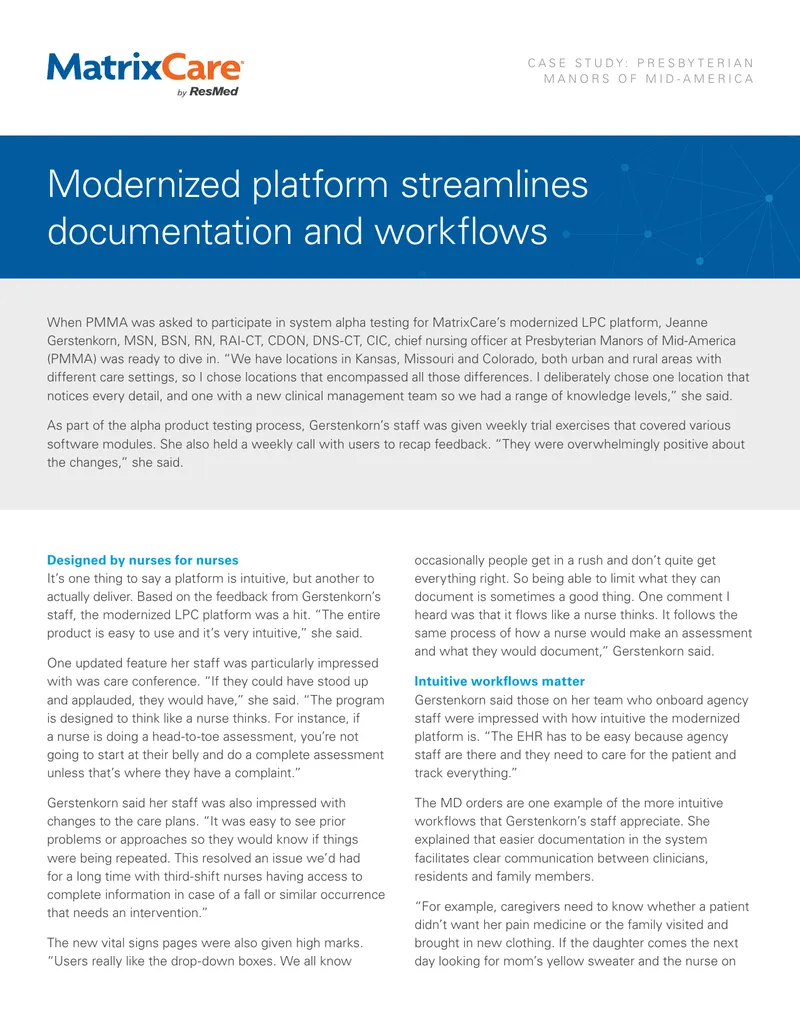 Modernized LPC Platform Case Study