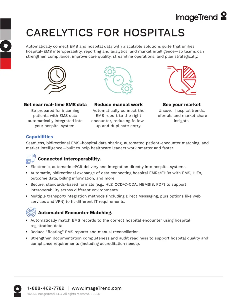 Automated EMS and Hospital Data Integration Solutions
