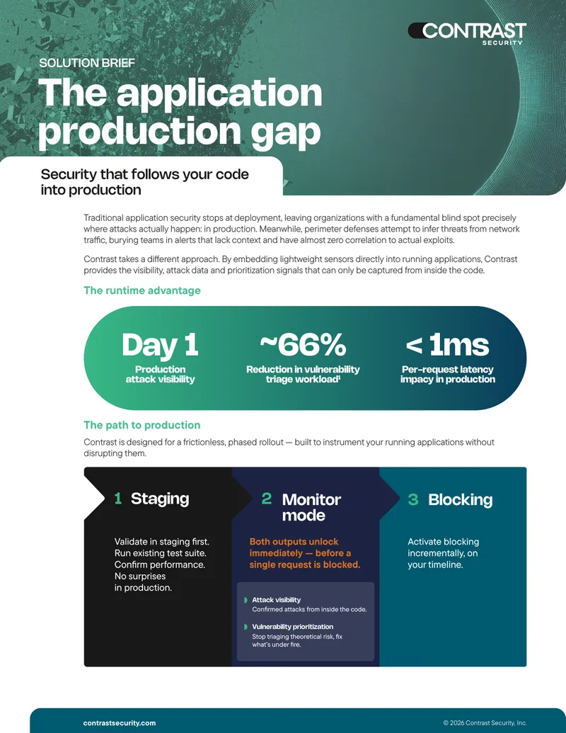 Runtime Application Security Solution Brief