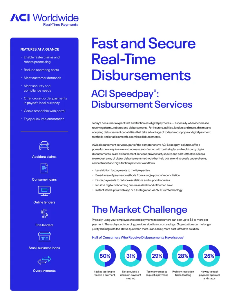Digital Disbursement Services Overview