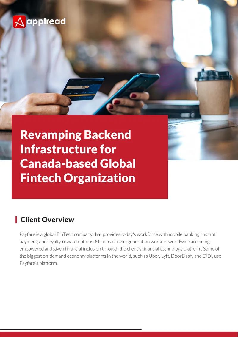 Revamping Backend Infrastructure for Fintech Organization