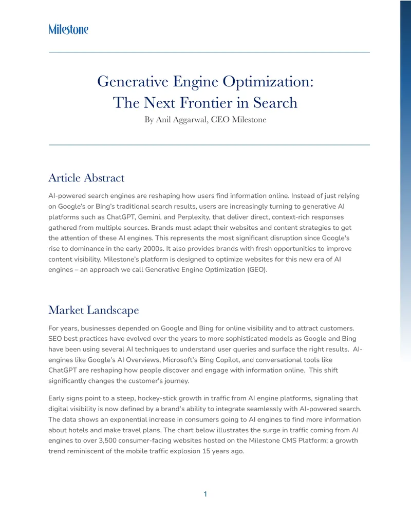 Generative Engine Optimization Strategies for Brands