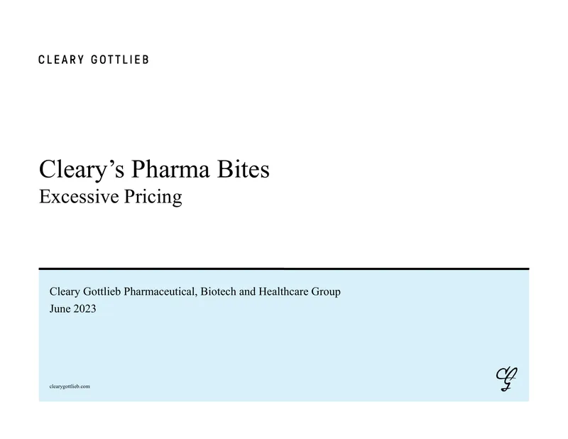 Excessive Pricing Cases in the Pharmaceutical Sector