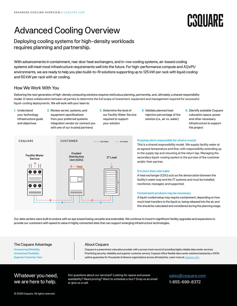 Advanced Cooling Systems Deployment Guide