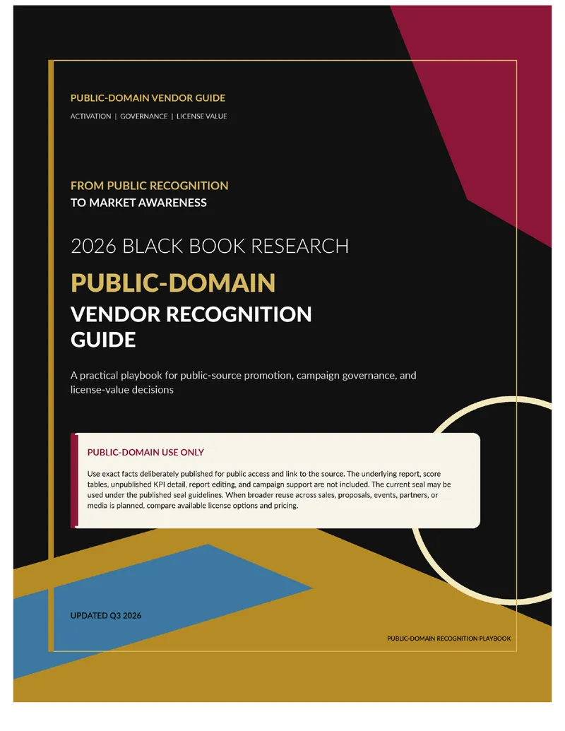 Public-Domain Vendor Guide for Black Book Recognition