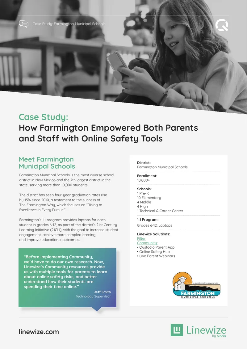 Farmington Municipal Schools Online Safety Case Study