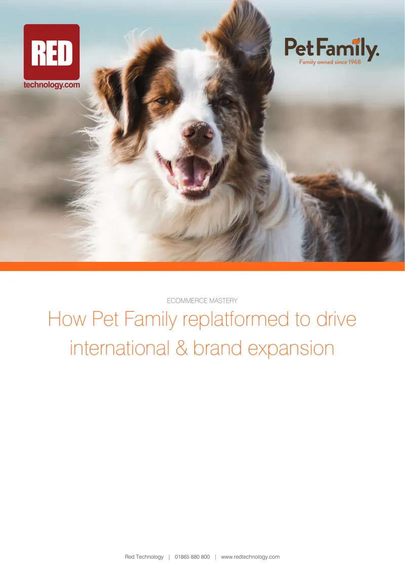 Pet Family Ecommerce Replatforming Strategy
