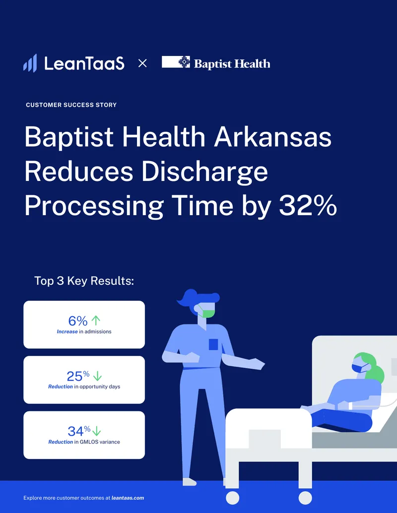 Baptist Health Arkansas Discharge Processing Improvement Case Study