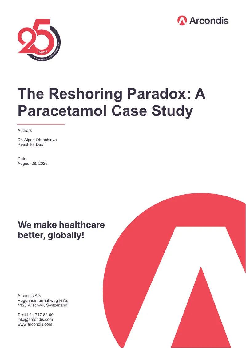 The Reshoring Paradox: A Paracetamol Case Study