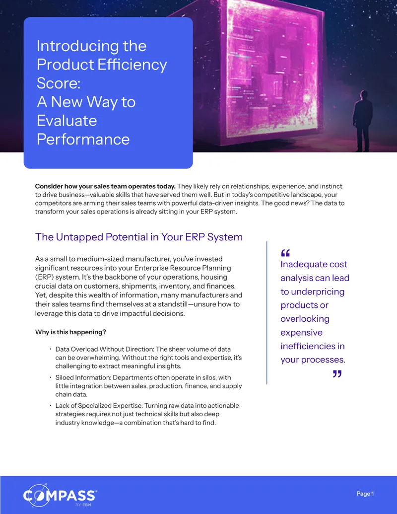 Product Efficiency Score Evaluation Framework