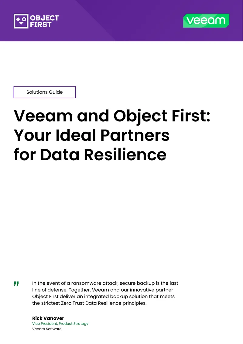 Integrated Backup Solutions for Data Resilience