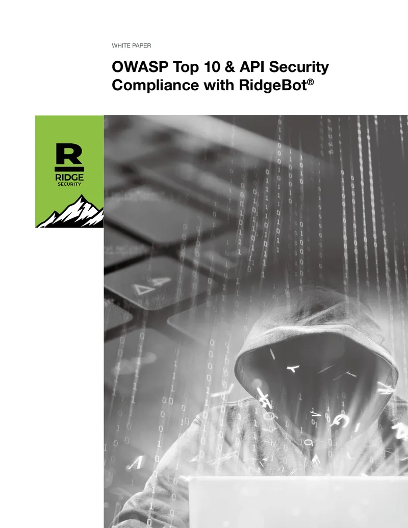 OWASP Top 10 and API Security Compliance with RidgeBot