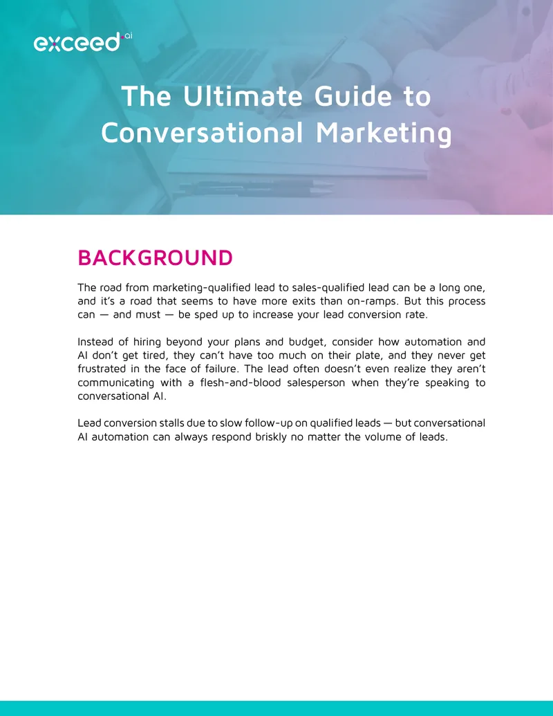 Guide to Conversational Marketing and AI Automation