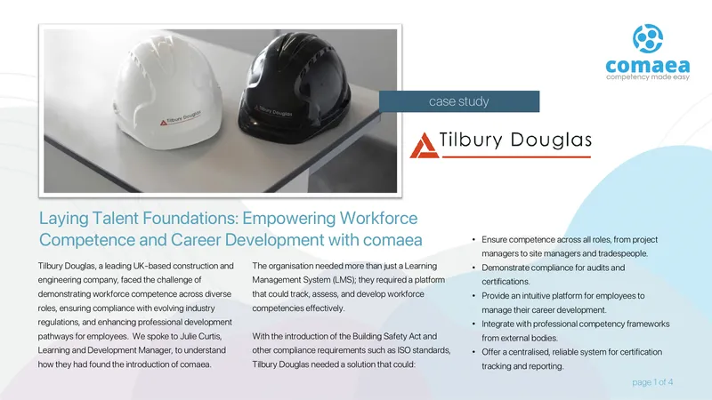 Tilbury Douglas Competency Management Case Study