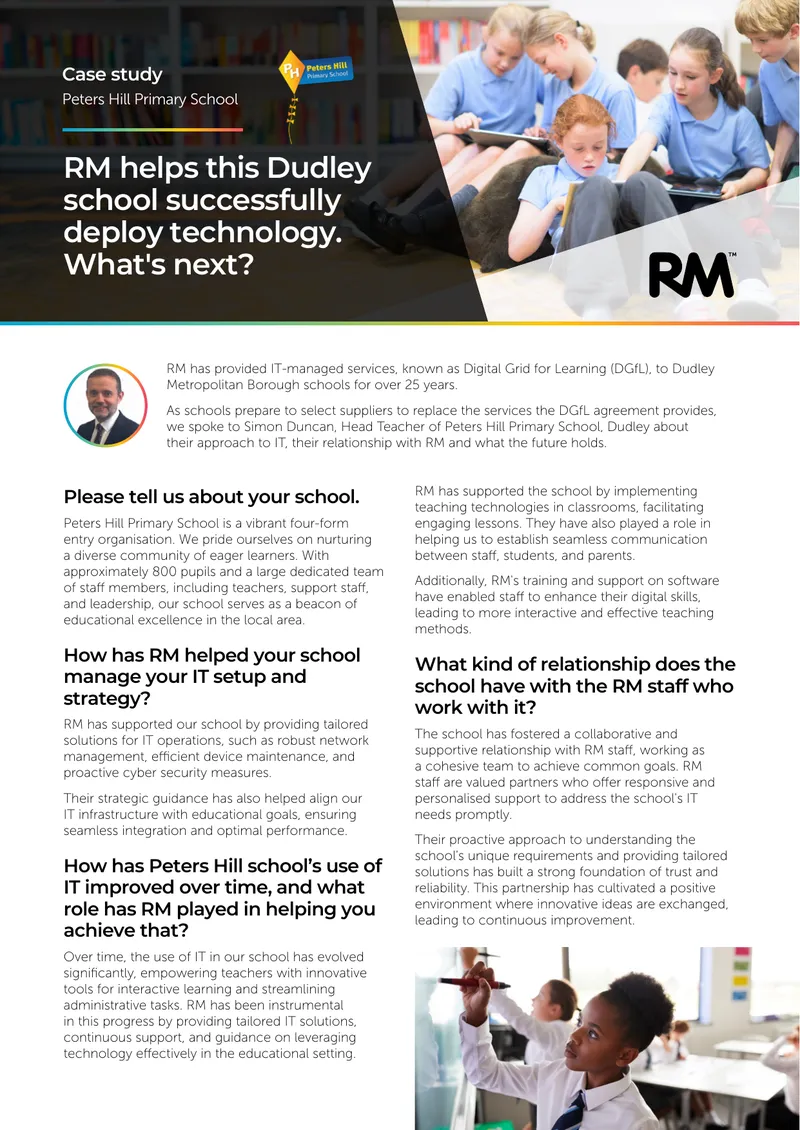 Peters Hill Primary School IT Services Case Study
