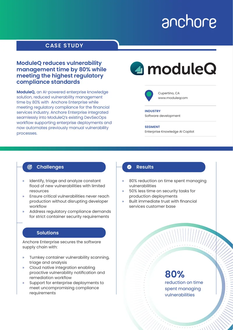 ModuleQ Vulnerability Management Case Study