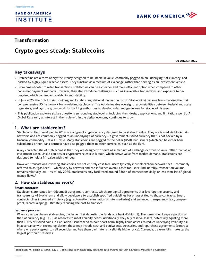 Understanding Stablecoins and Their Applications