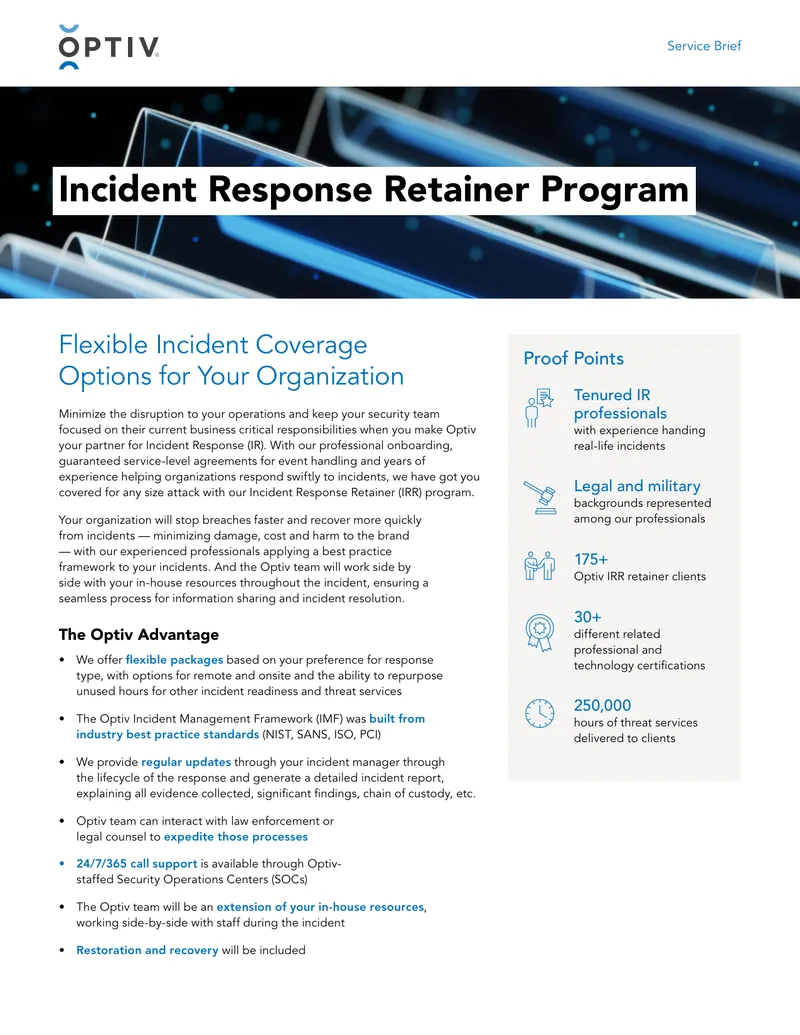 Flexible Incident Coverage Options for Organizations