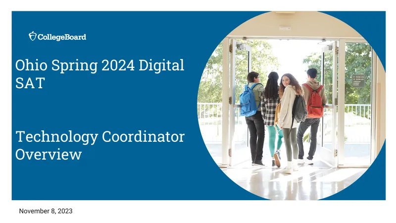 Ohio Spring 2024 Digital SAT Administration Guide