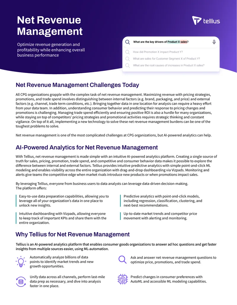 Net Revenue Management Challenges and Solutions