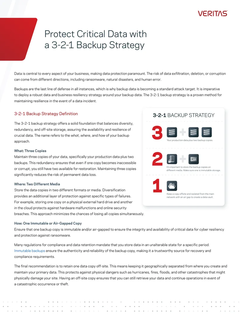 3-2-1 Backup Strategy for Data Protection