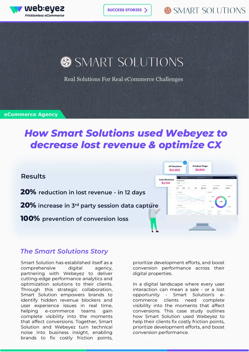 Smart Solutions Case Study on Webeyez Integration