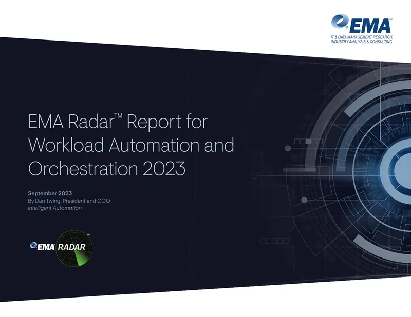 EMA Radar Report for Workload Automation and Orchestration 2023