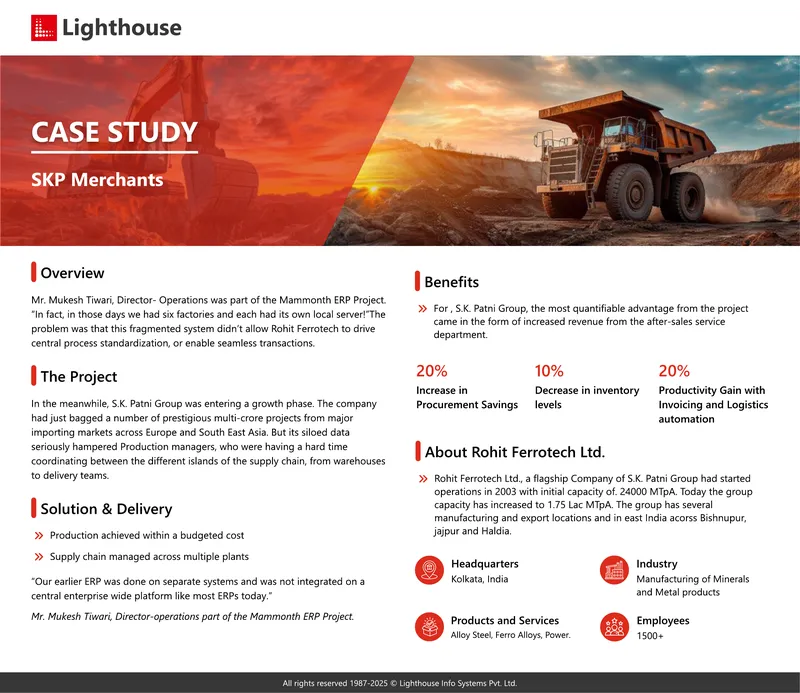 SKP Merchants ERP Implementation Case Study