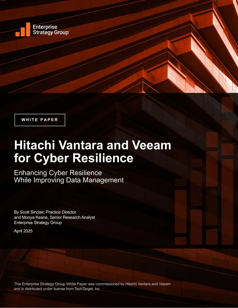 Hitachi Vantara and Veeam for Cyber Resilience