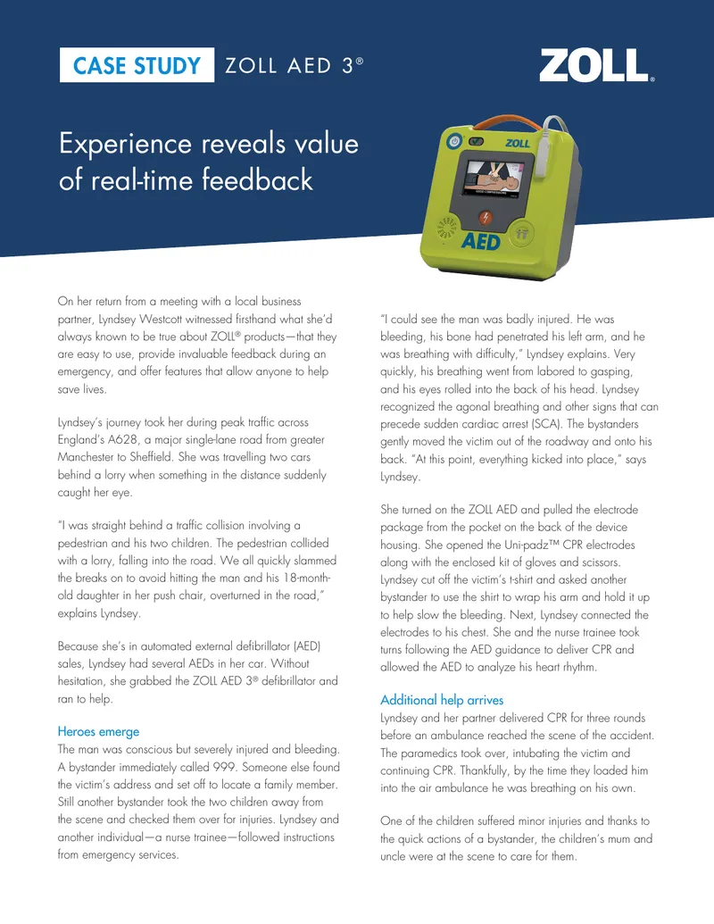 Real-Time Feedback in Emergency Response Case Study