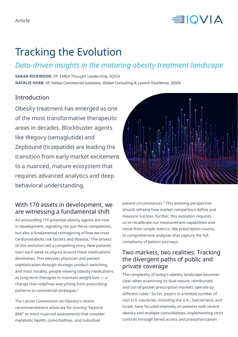Data-Driven Insights in Obesity Treatment Landscape
