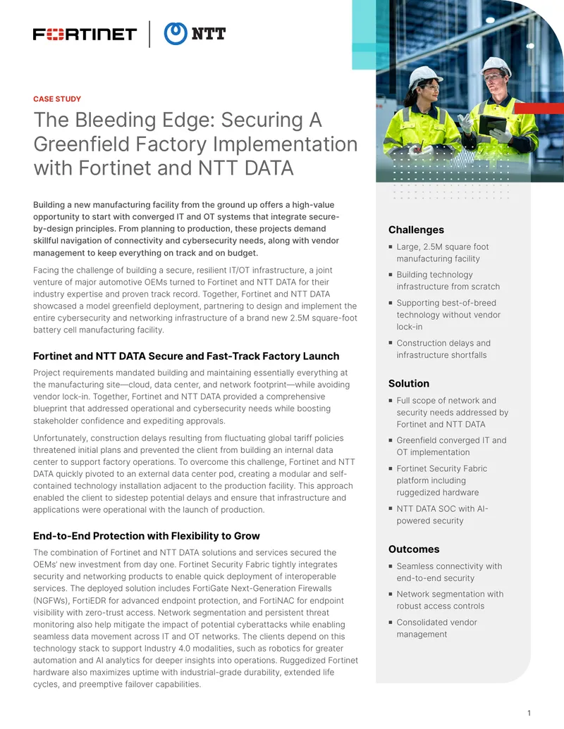 Securing IT and OT Infrastructure in Manufacturing