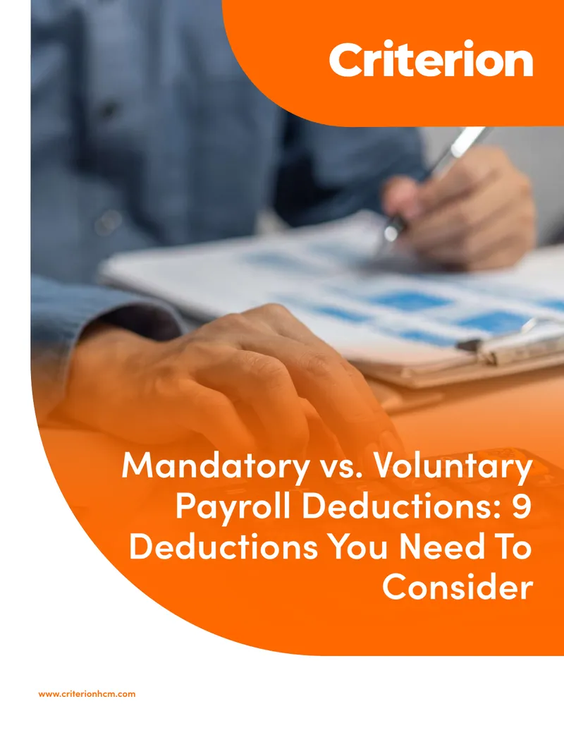 Mandatory and Voluntary Payroll Deductions Explained