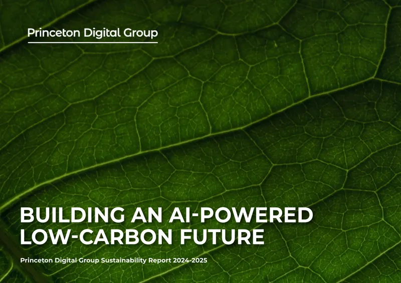 Princeton Digital Group Sustainability Report 2024-2025