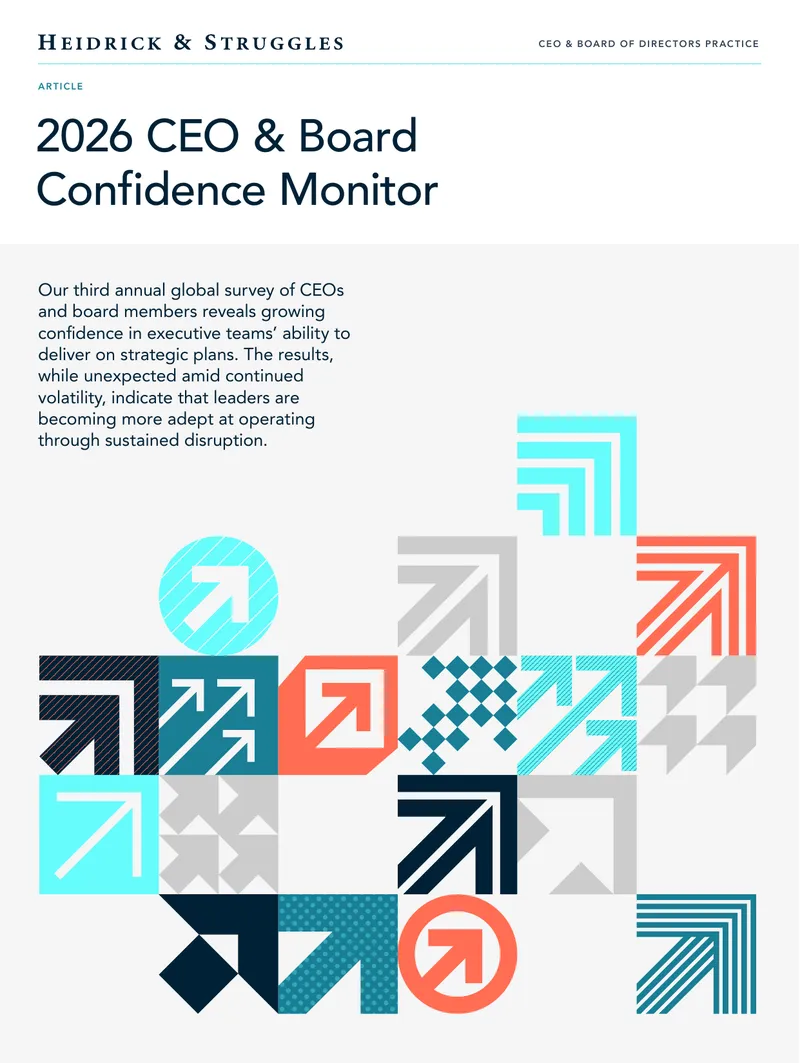 2026 CEO and Board Confidence Monitor