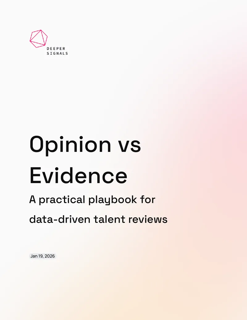 Data-Driven Talent Review Playbook