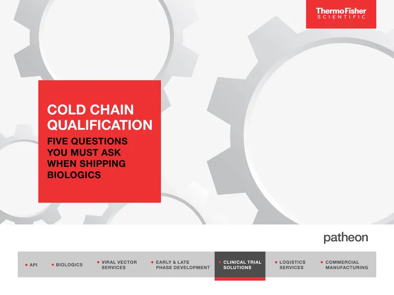 Cold Chain Qualification for Shipping Biologics