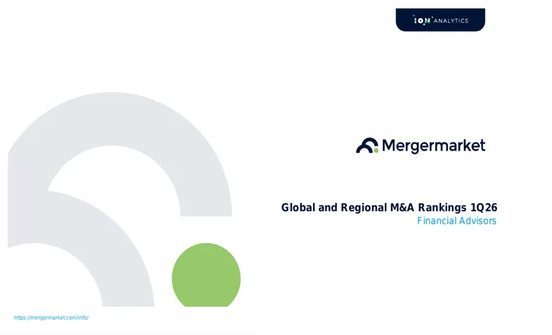 Global and Regional M&A Rankings 1Q26