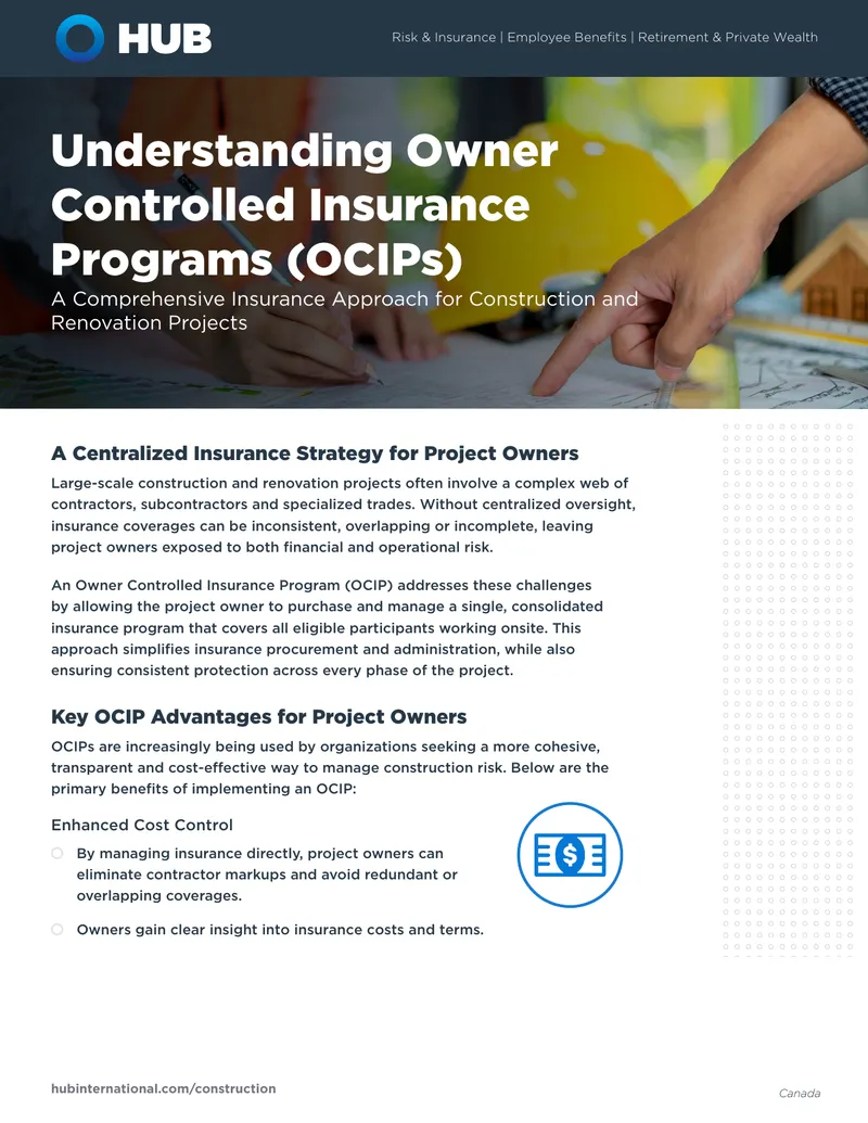 Understanding Owner Controlled Insurance Programs
