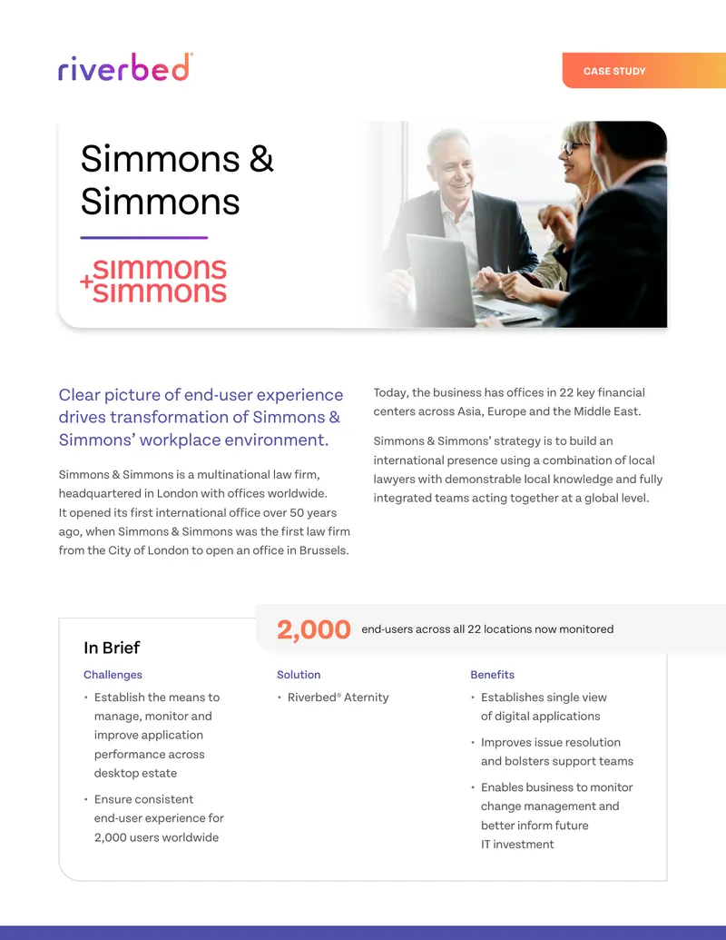 Simmons & Simmons Workplace Transformation Case Study