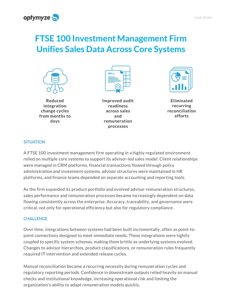 Integration Strategy for Sales Data Management