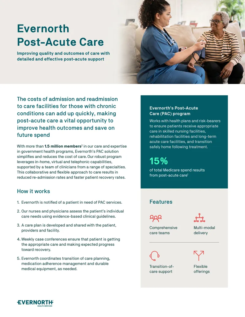 Evernorth Post-Acute Care Program Overview