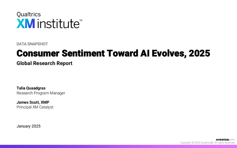 Consumer Sentiment Toward AI Evolves in 2025