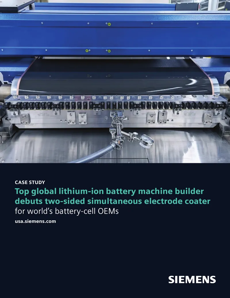 Dürr Systems Inc. Two-Sided Electrode Coating Case Study