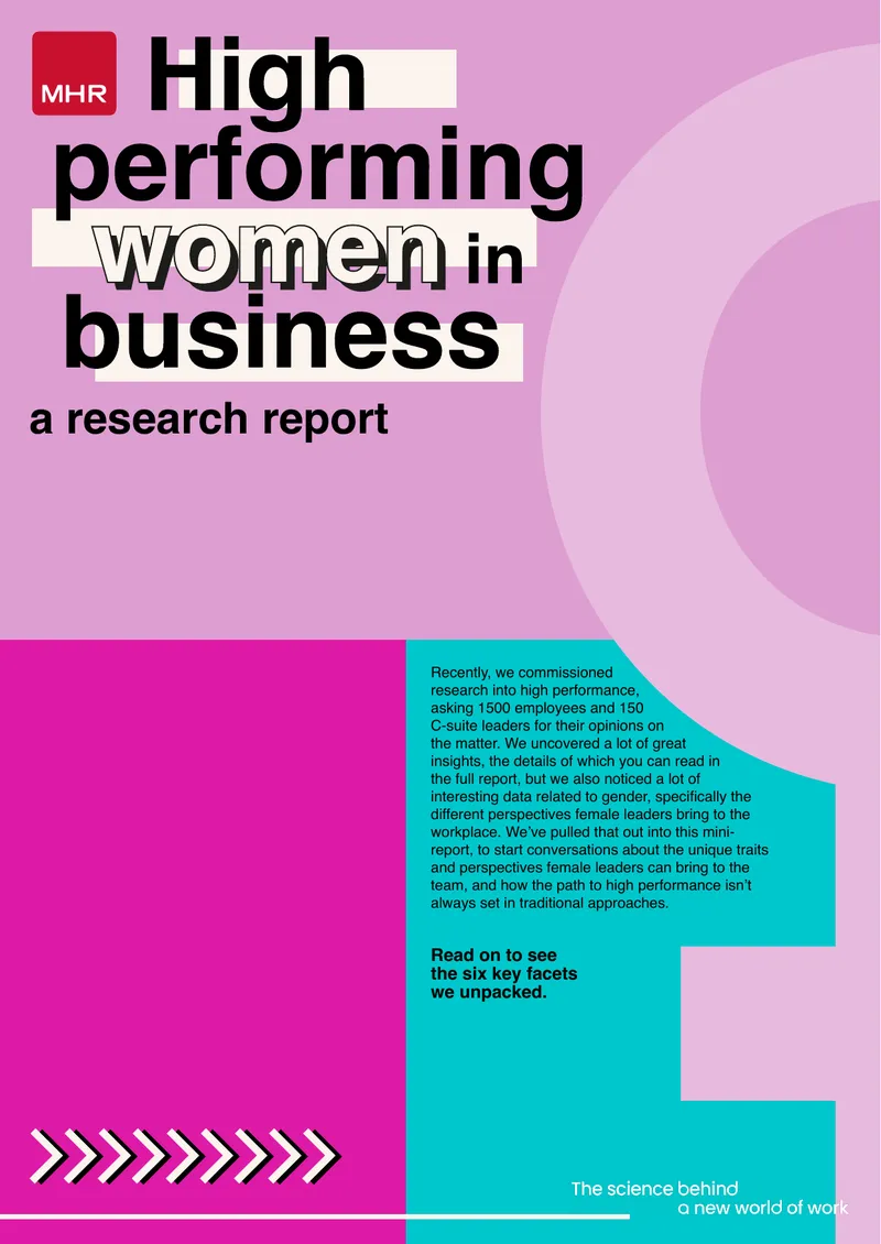 Perspectives of Female Leaders on High Performance