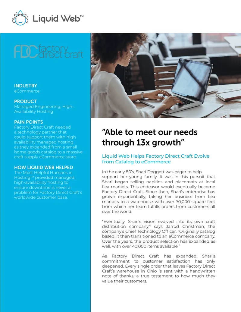 High Availability Hosting for eCommerce Growth