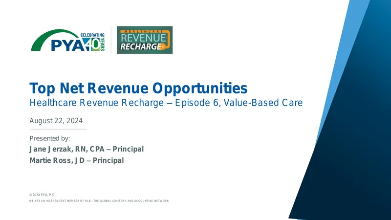 Healthcare Revenue Recharge Episode 6 Value-Based Care