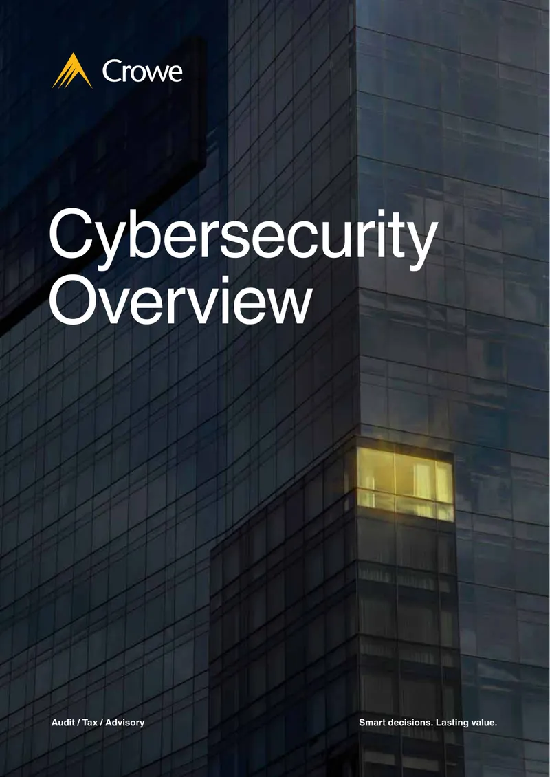Cybersecurity Services and Assessment Framework